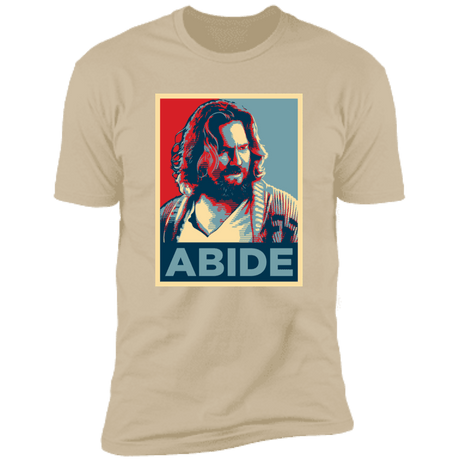 T-Shirts Sand / S Abide Hope Dude Men's Premium T-Shirt