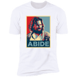 T-Shirts White / S Abide Hope Dude Men's Premium T-Shirt