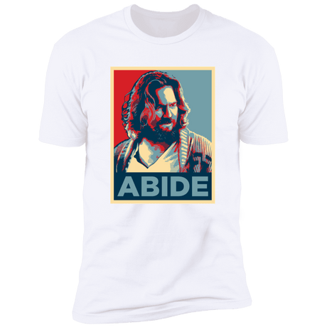 T-Shirts White / S Abide Hope Dude Men's Premium T-Shirt