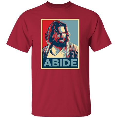 T-Shirts Cardinal / S Abide Hope Dude T-Shirt
