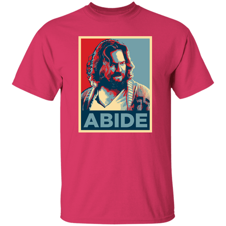 T-Shirts Heliconia / S Abide Hope Dude T-Shirt
