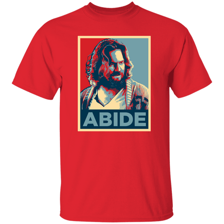 T-Shirts Red / S Abide Hope Dude T-Shirt