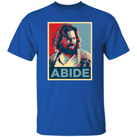 T-Shirts Royal / S Abide Hope Dude T-Shirt