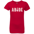 T-Shirts Red / YXS Abide The Dude Big Lebowski Girls Premium T-Shirt