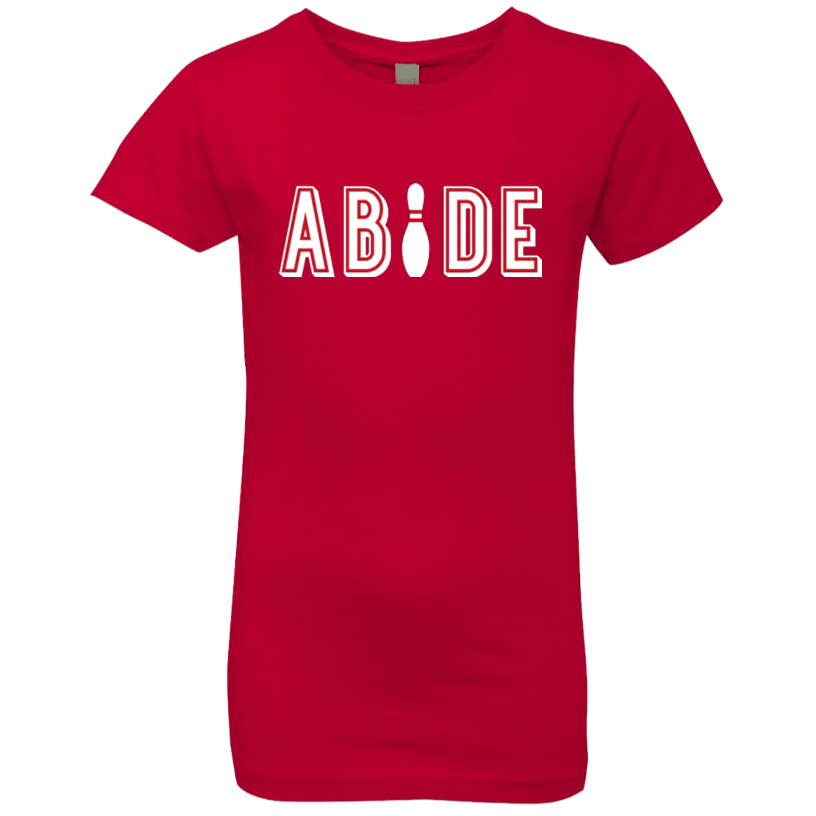 T-Shirts Red / YXS Abide The Dude Big Lebowski Girls Premium T-Shirt