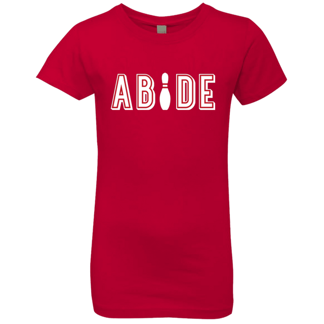 T-Shirts Red / YXS Abide The Dude Big Lebowski Girls Premium T-Shirt