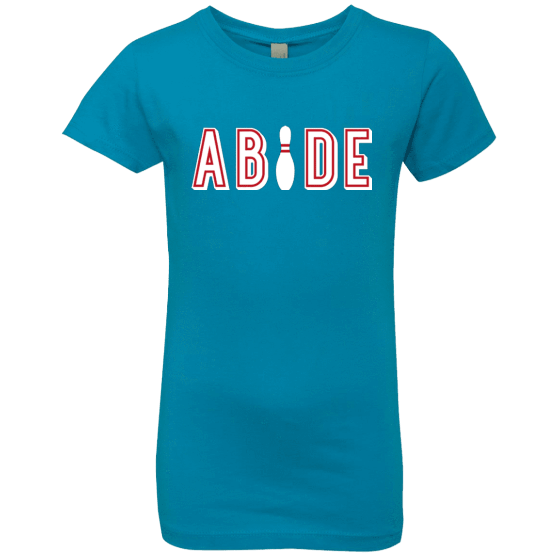 T-Shirts Turquoise / YXS Abide The Dude Big Lebowski Girls Premium T-Shirt