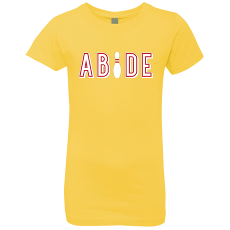 T-Shirts Vibrant Yellow / YXS Abide The Dude Big Lebowski Girls Premium T-Shirt