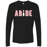 Abide The Dude Big Lebowski Men's Premium Long Sleeve