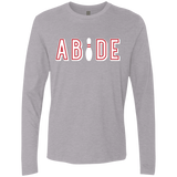 Abide The Dude Big Lebowski Men's Premium Long Sleeve