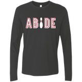 Abide The Dude Big Lebowski Men's Premium Long Sleeve