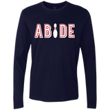 Abide The Dude Big Lebowski Men's Premium Long Sleeve