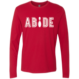 Abide The Dude Big Lebowski Men's Premium Long Sleeve