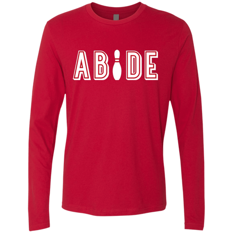 Abide The Dude Big Lebowski Men's Premium Long Sleeve