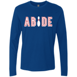 Abide The Dude Big Lebowski Men's Premium Long Sleeve