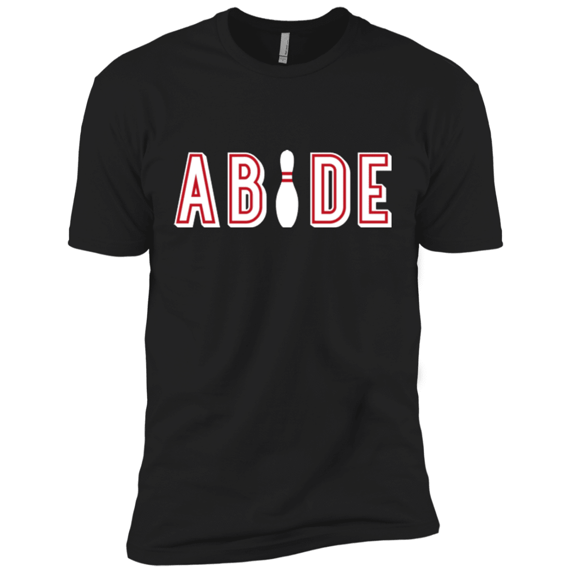 T-Shirts Black / X-Small Abide The Dude Big Lebowski Men's Premium T-Shirt