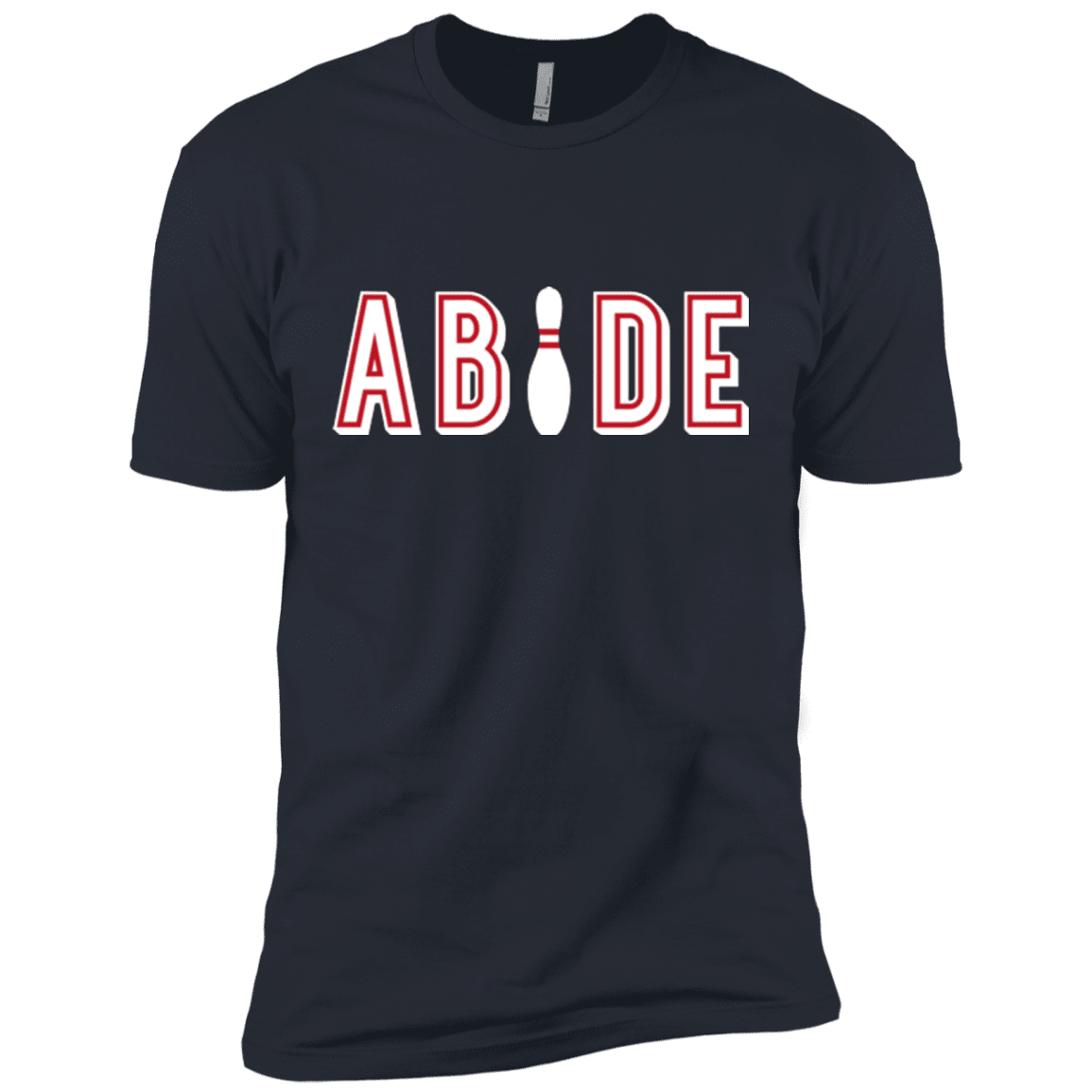 T-Shirts Indigo / X-Small Abide The Dude Big Lebowski Men's Premium T-Shirt
