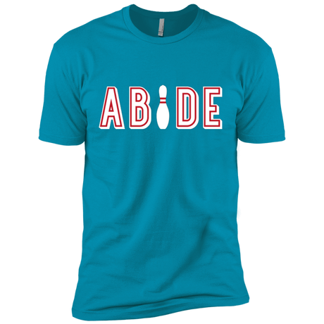 T-Shirts Turquoise / X-Small Abide The Dude Big Lebowski Men's Premium T-Shirt