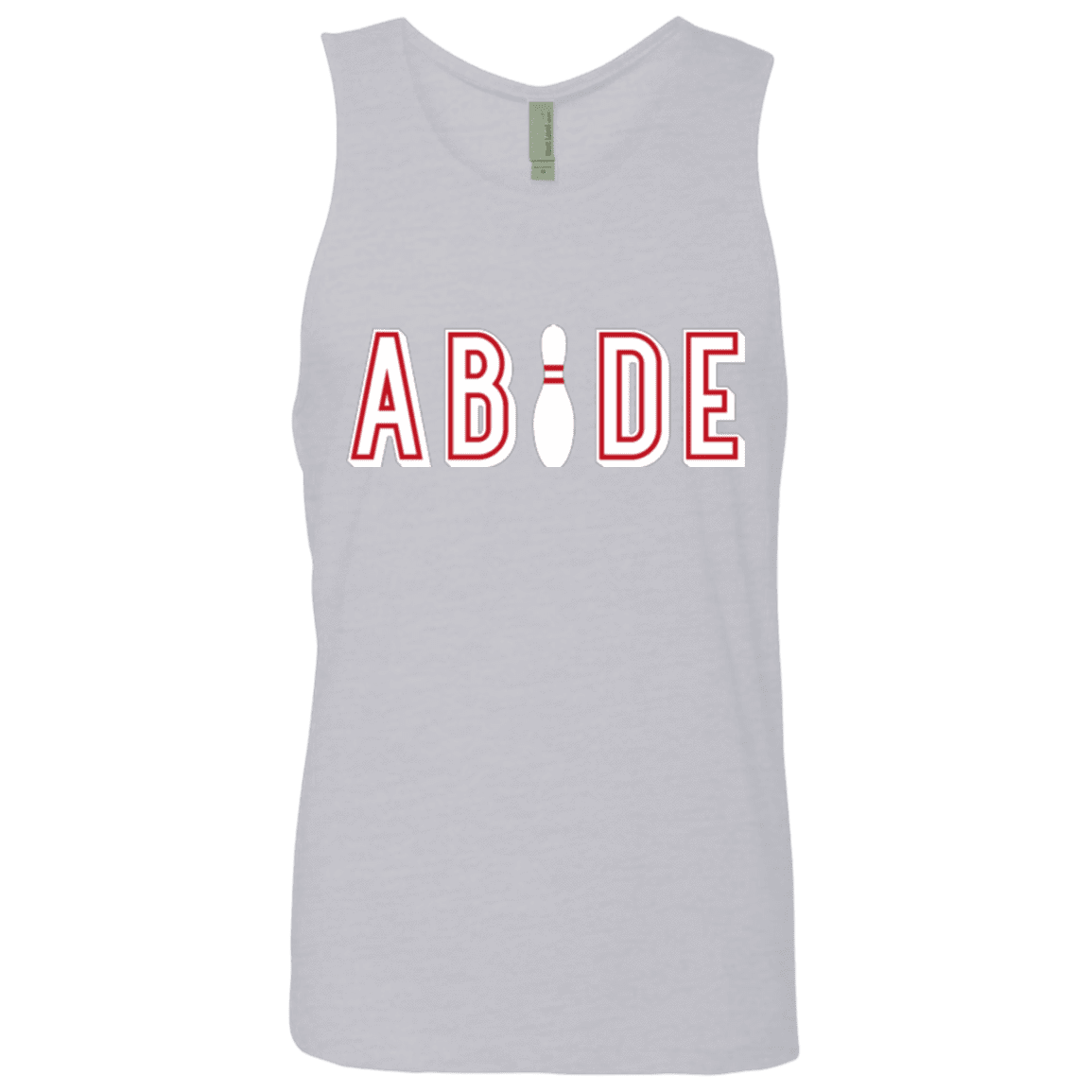 T-Shirts Heather Grey / Small Abide The Dude Big Lebowski Men's Premium Tank Top