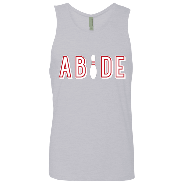 T-Shirts Heather Grey / Small Abide The Dude Big Lebowski Men's Premium Tank Top