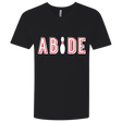 T-Shirts Black / X-Small Abide The Dude Big Lebowski Men's Premium V-Neck