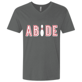 T-Shirts Heavy Metal / X-Small Abide The Dude Big Lebowski Men's Premium V-Neck