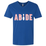 T-Shirts Royal / X-Small Abide The Dude Big Lebowski Men's Premium V-Neck