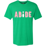 T-Shirts Envy / Small Abide The Dude Big Lebowski Men's Triblend T-Shirt