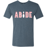 T-Shirts Indigo / Small Abide The Dude Big Lebowski Men's Triblend T-Shirt