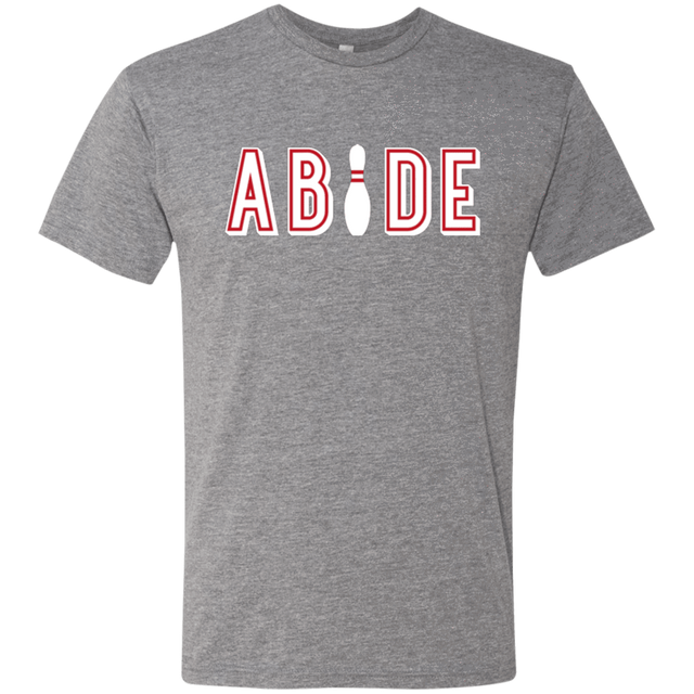 T-Shirts Premium Heather / Small Abide The Dude Big Lebowski Men's Triblend T-Shirt