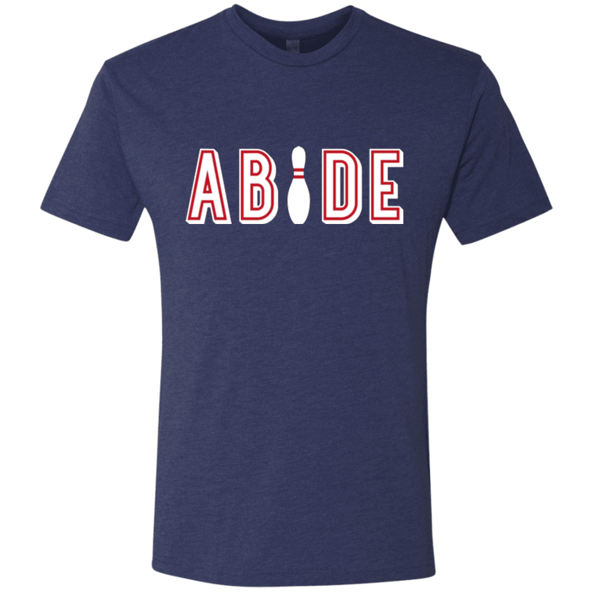 T-Shirts Vintage Navy / Small Abide The Dude Big Lebowski Men's Triblend T-Shirt