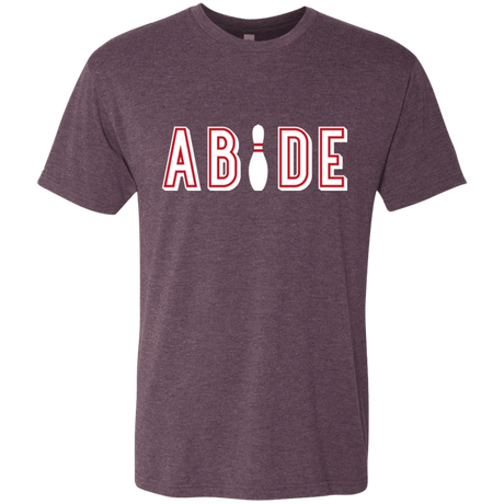 T-Shirts Vintage Purple / Small Abide The Dude Big Lebowski Men's Triblend T-Shirt