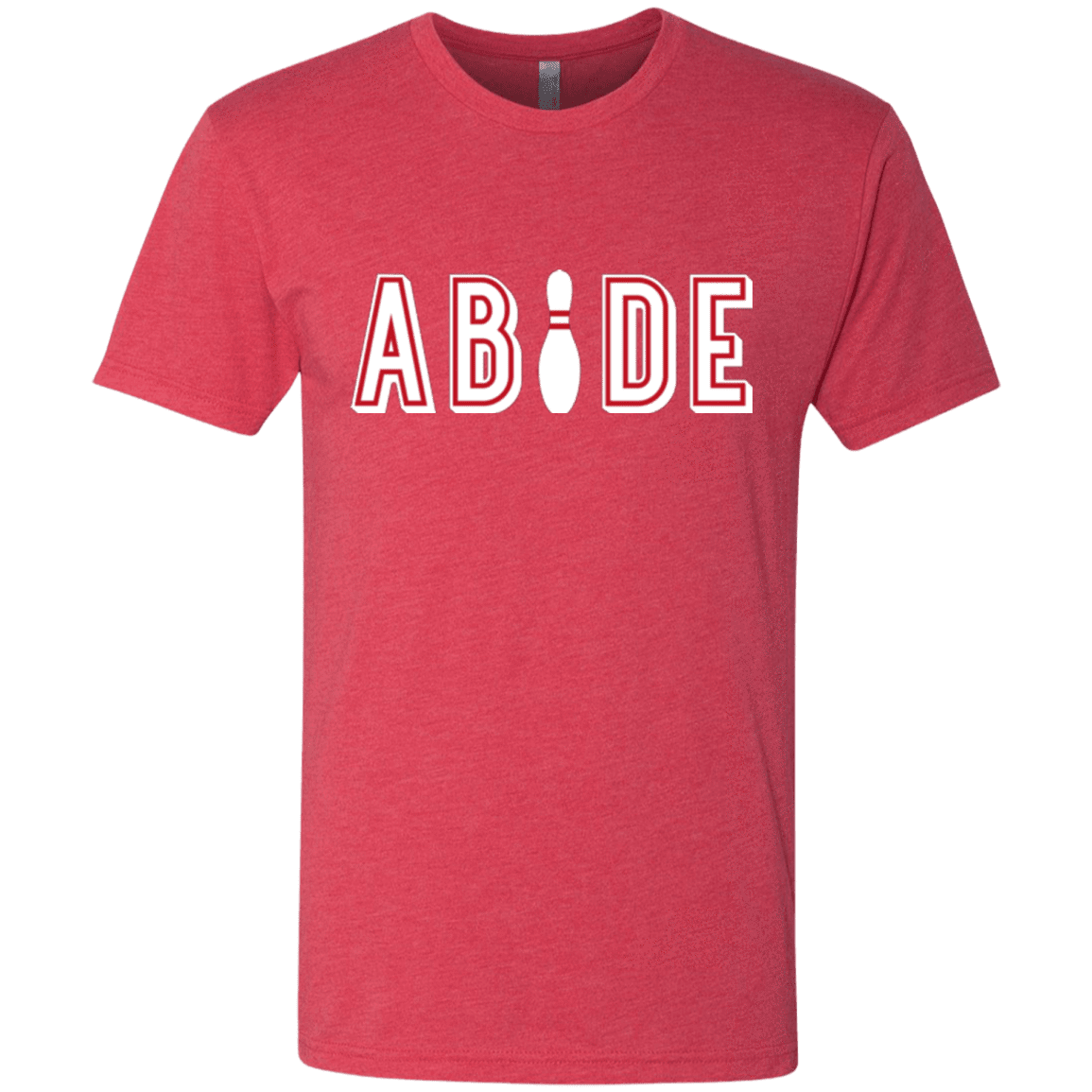 T-Shirts Vintage Red / Small Abide The Dude Big Lebowski Men's Triblend T-Shirt