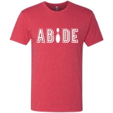 T-Shirts Vintage Red / Small Abide The Dude Big Lebowski Men's Triblend T-Shirt