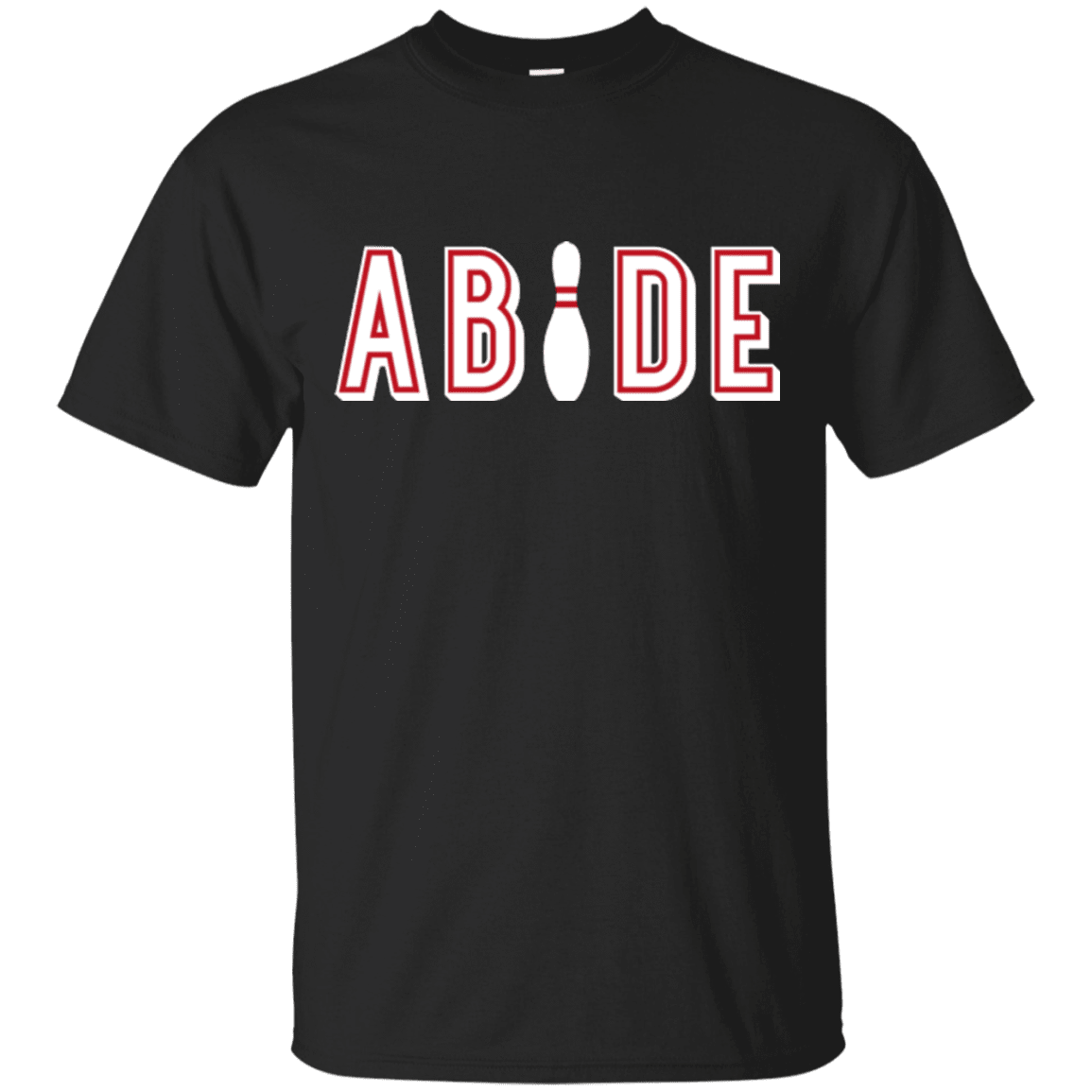 T-Shirts Black / Small Abide The Dude Big Lebowski T-Shirt