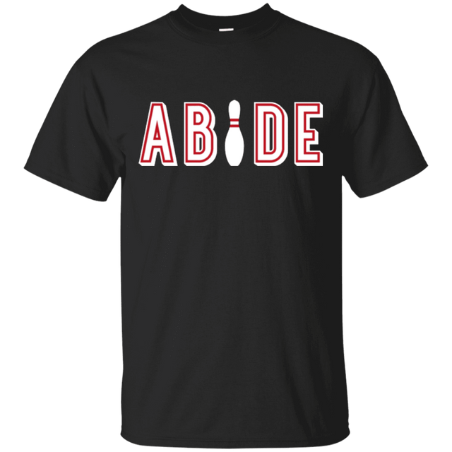 T-Shirts Black / Small Abide The Dude Big Lebowski T-Shirt