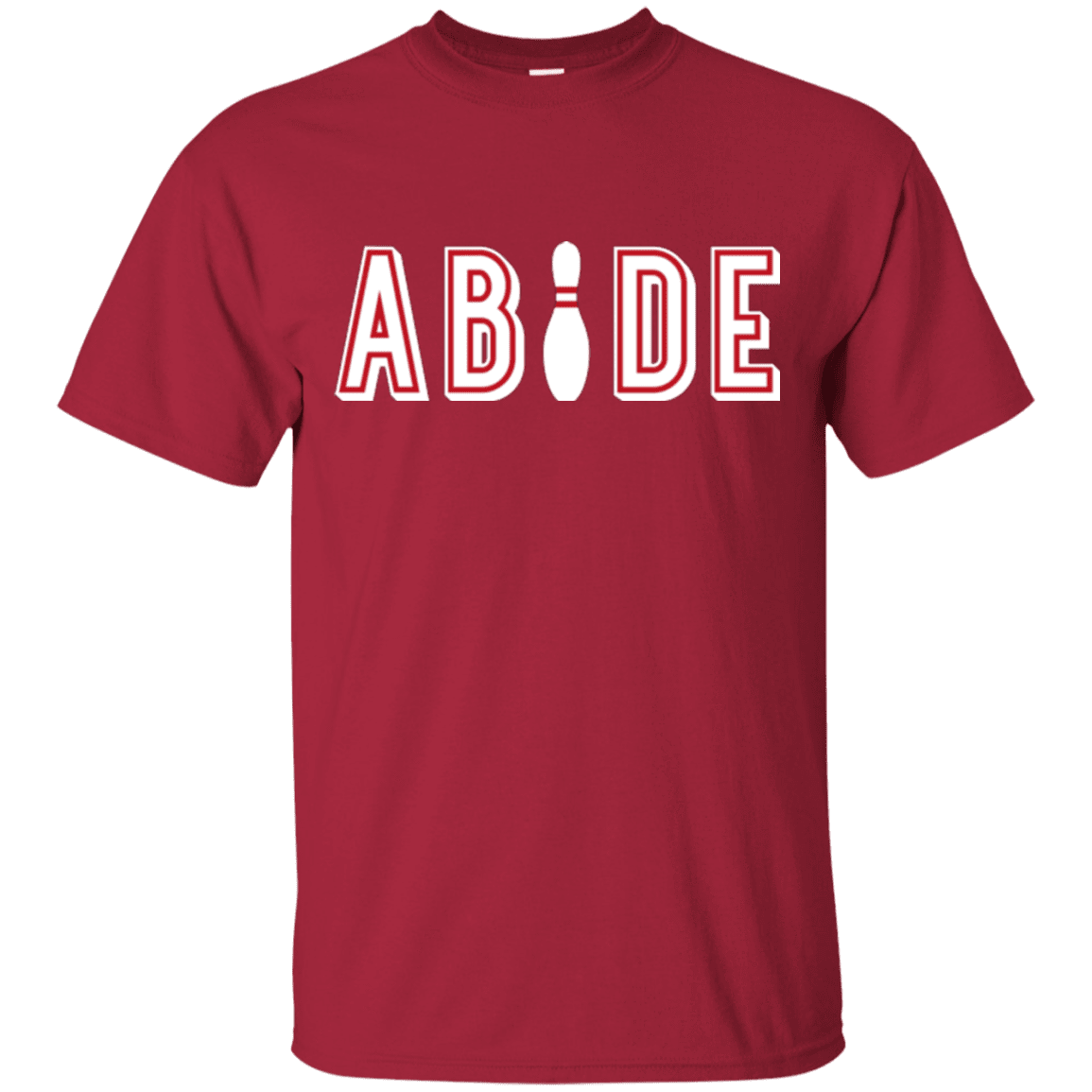 T-Shirts Cardinal / Small Abide The Dude Big Lebowski T-Shirt