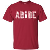 T-Shirts Cardinal / Small Abide The Dude Big Lebowski T-Shirt