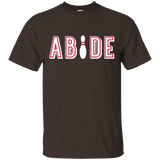 T-Shirts Dark Chocolate / Small Abide The Dude Big Lebowski T-Shirt