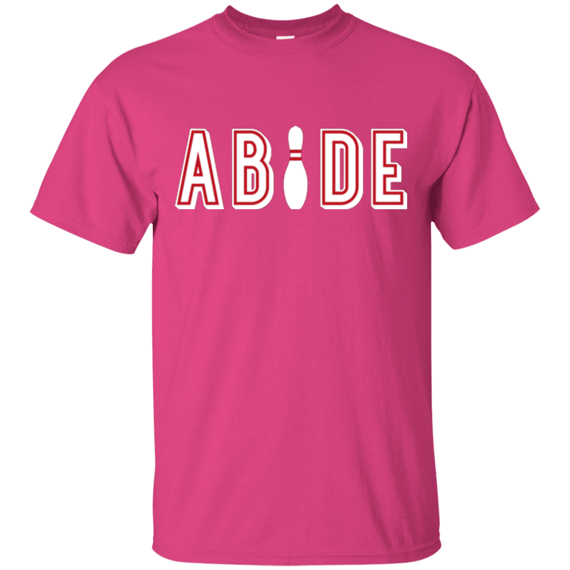 T-Shirts Heliconia / Small Abide The Dude Big Lebowski T-Shirt