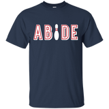 T-Shirts Navy / Small Abide The Dude Big Lebowski T-Shirt