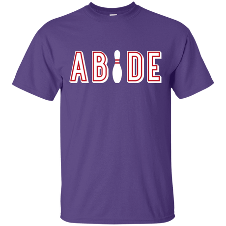 T-Shirts Purple / Small Abide The Dude Big Lebowski T-Shirt