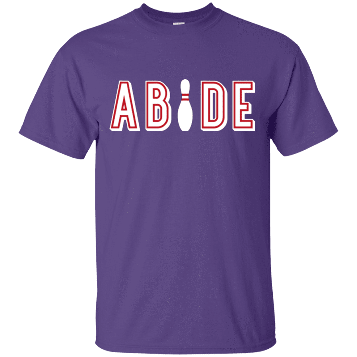 T-Shirts Purple / Small Abide The Dude Big Lebowski T-Shirt