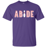 T-Shirts Purple / Small Abide The Dude Big Lebowski T-Shirt