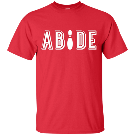 T-Shirts Red / Small Abide The Dude Big Lebowski T-Shirt
