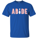 T-Shirts Royal / Small Abide The Dude Big Lebowski T-Shirt