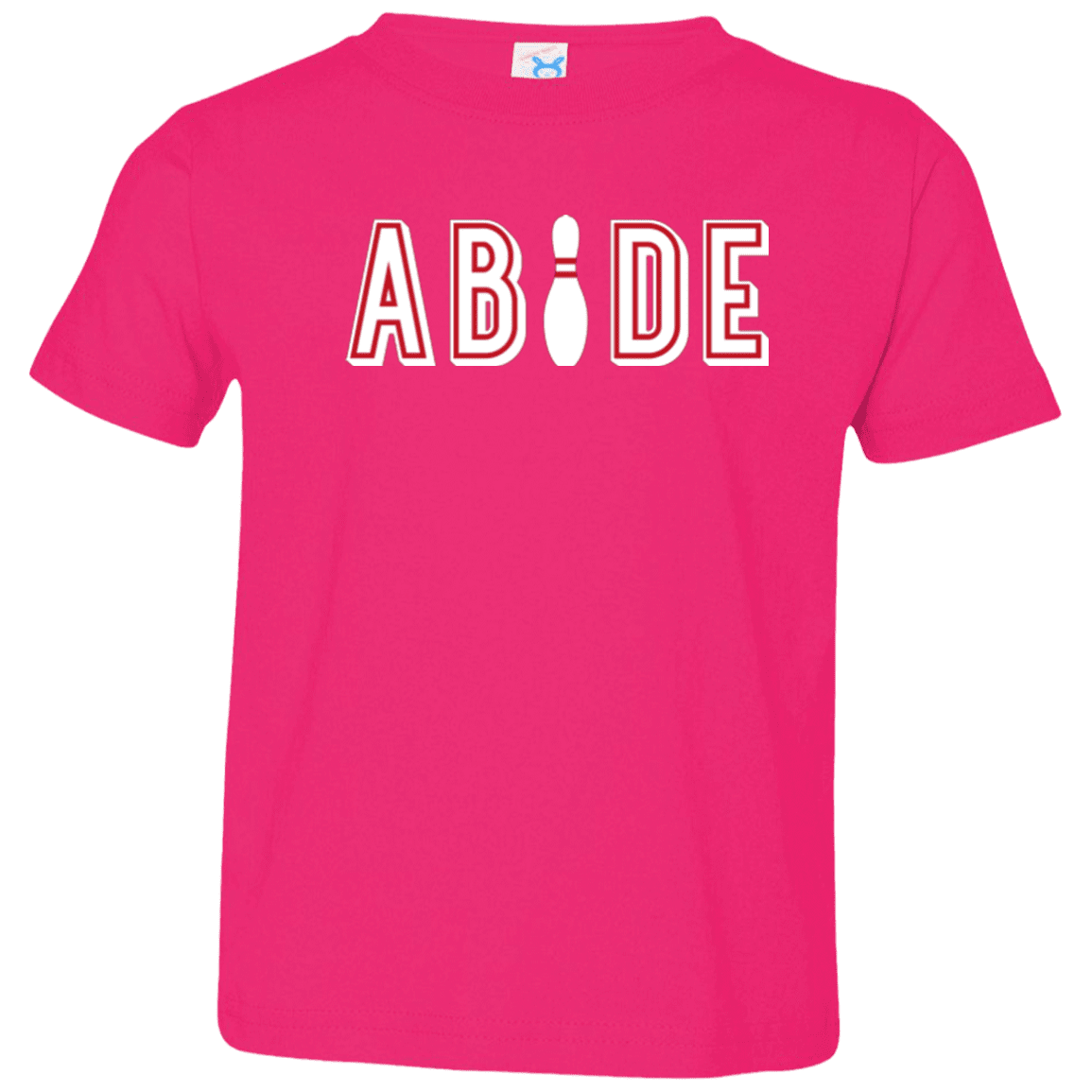 Abide The Dude Big Lebowski Toddler Premium T-Shirt