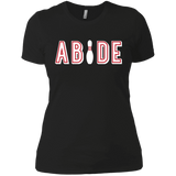 Abide The Dude Big Lebowski Women's Premium T-Shirt