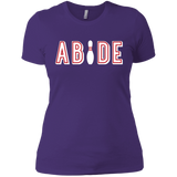 Abide The Dude Big Lebowski Women's Premium T-Shirt