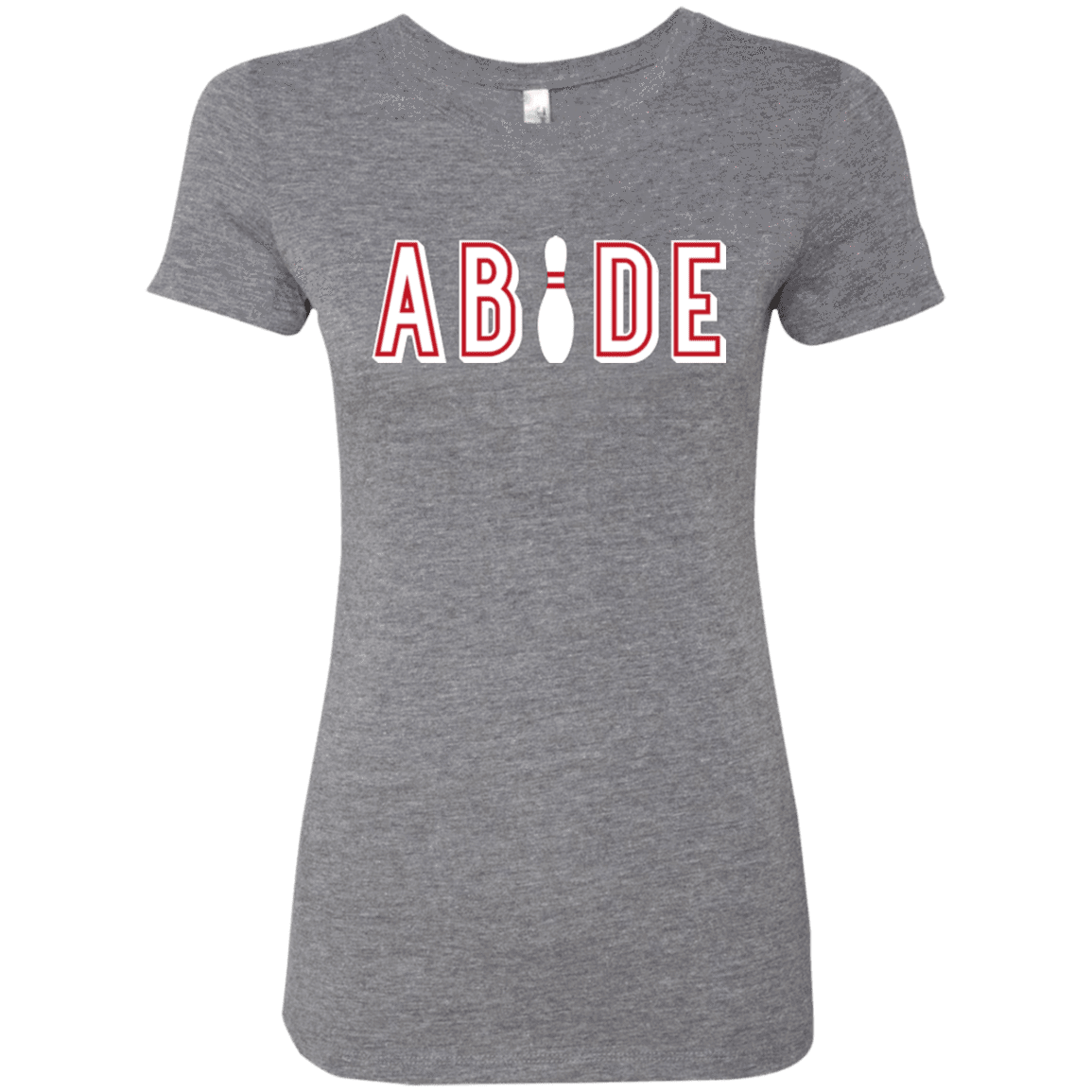 T-Shirts Premium Heather / Small Abide The Dude Big Lebowski Women's Triblend T-Shirt